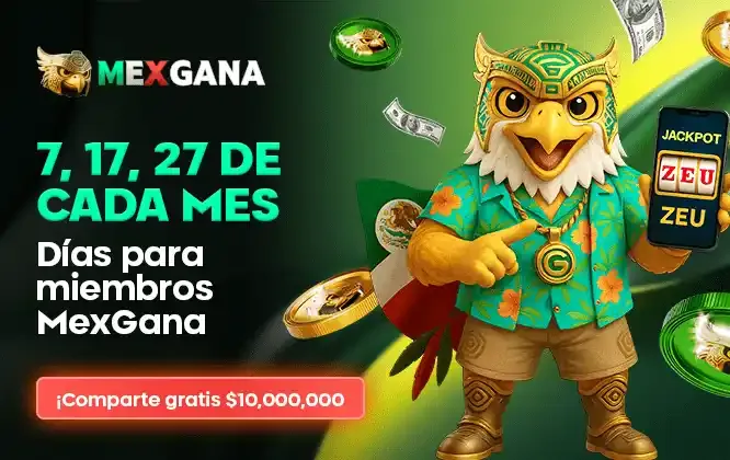 Material de marca; no es una captura de West Town Mascota MexGana con celular en una campaña para miembros